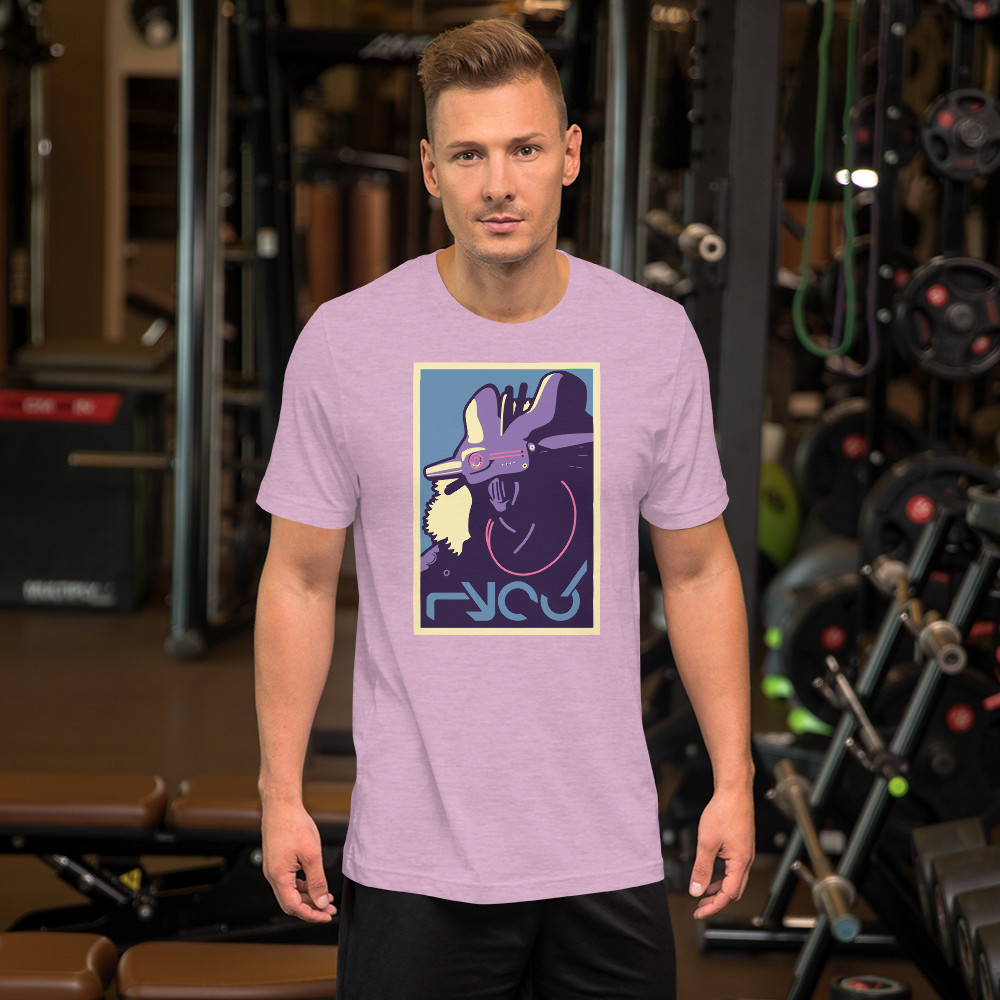 Here's some dude wearing a Mithrax t-shirt in a gym. lol.
